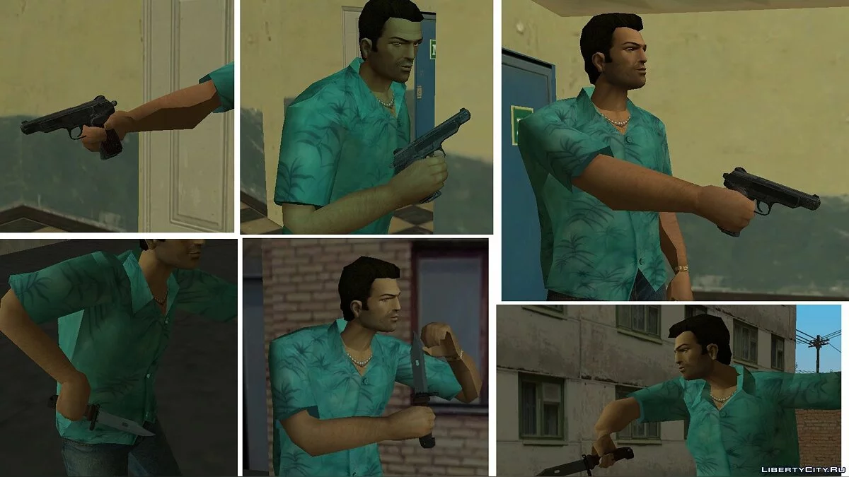 Weapon pack from Paranoia 2: Savior / GTA Vice City