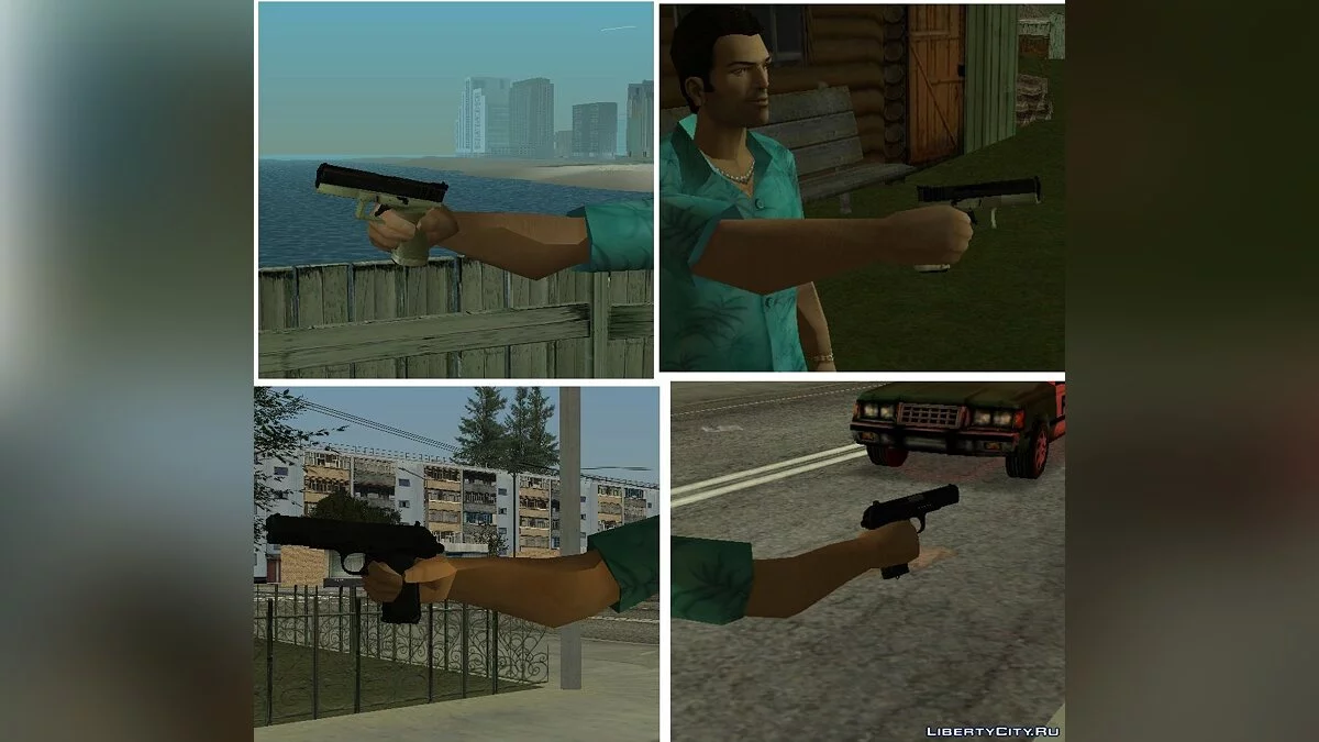 Weapon pack from Paranoia 2: Savior / GTA Vice City
