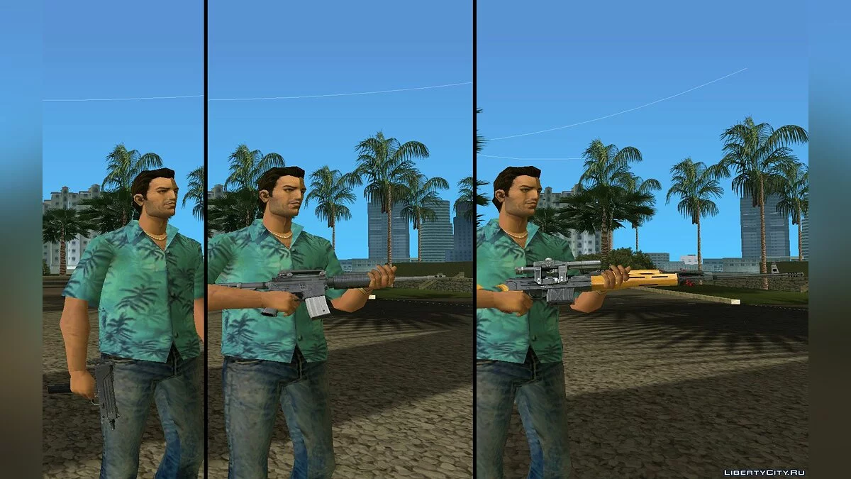 Зброя та звуки з Max Payne 2 / GTA Vice City