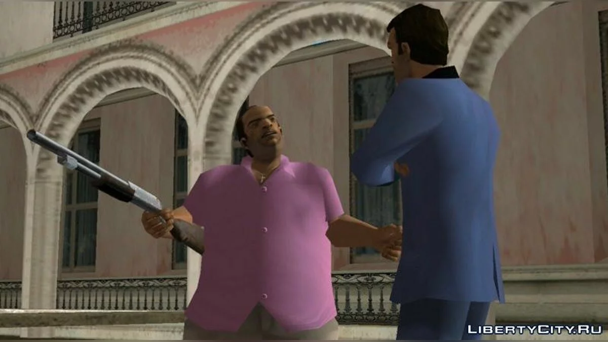 Improved weapons in cutscenes / GTA Vice City