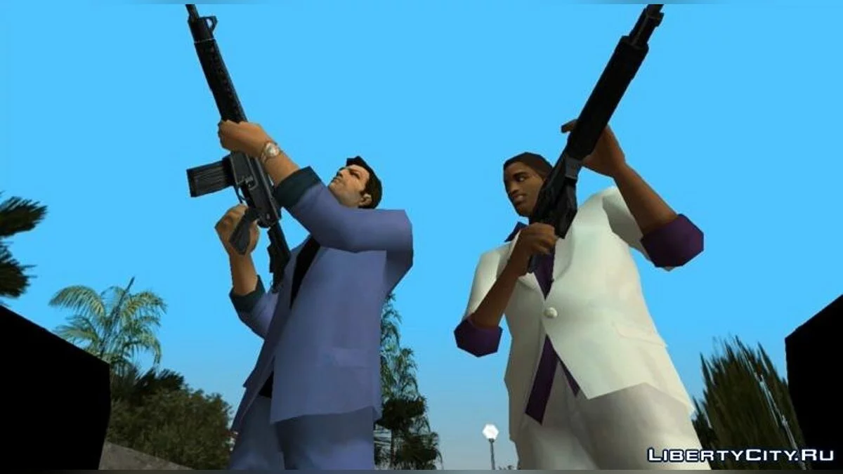 Improved weapons in cutscenes / GTA Vice City