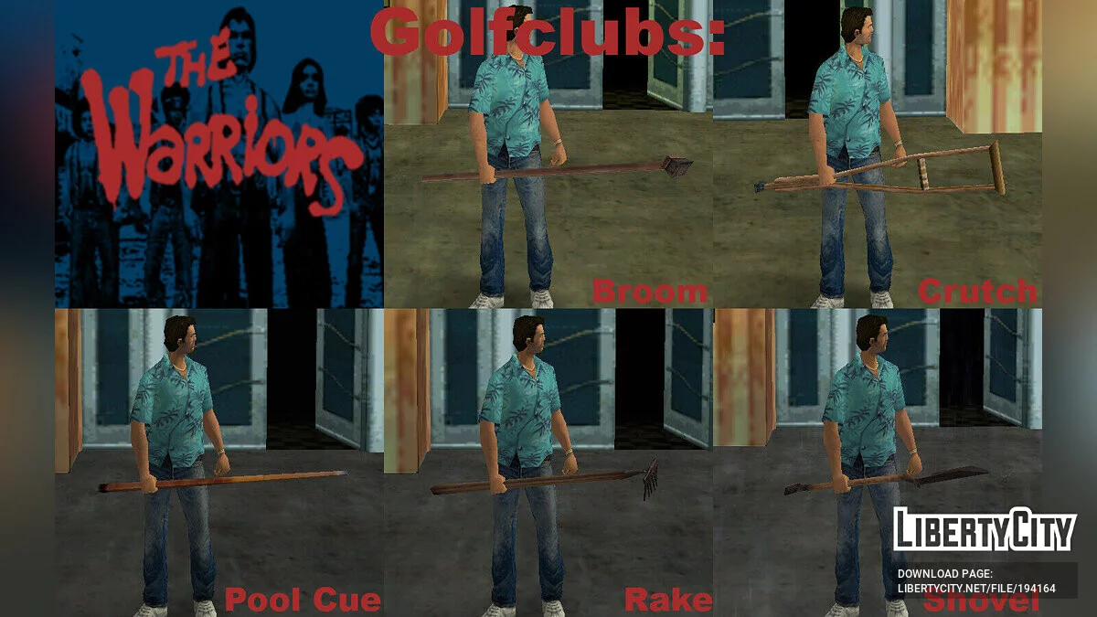 Збірка зброї з The Warriors (VС) / GTA Vice City