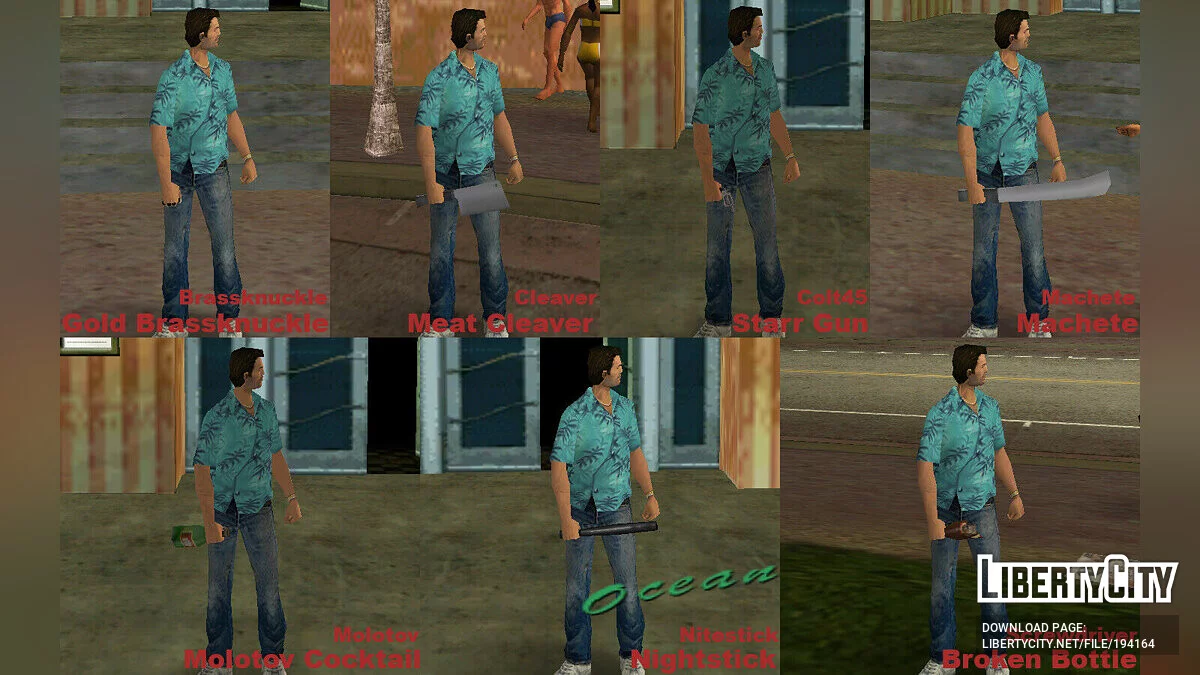Збірка зброї з The Warriors (VС) / GTA Vice City