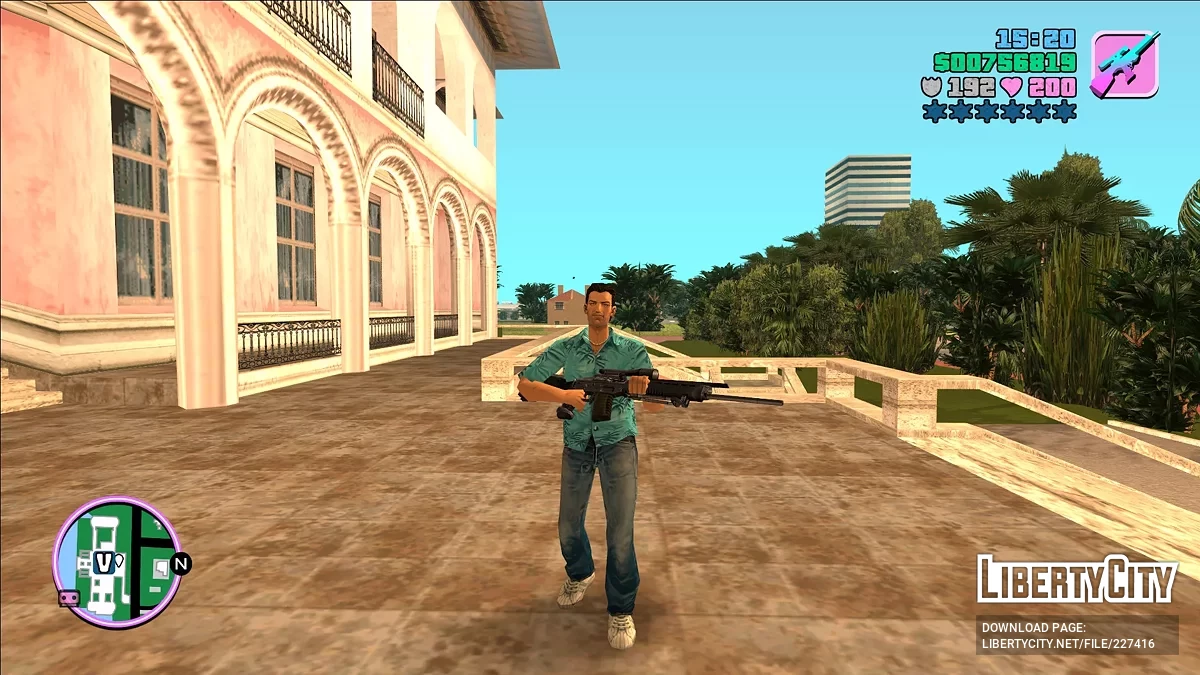 Набір зброї з Counter-Strike 1.6 / GTA Vice City