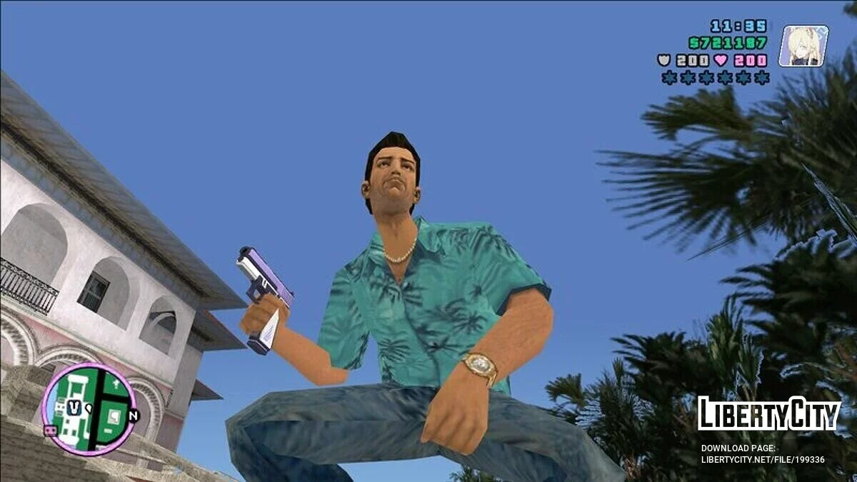 Valkyrie Standard Issue No. 17 Pistol (Blue Archive) / GTA Vice City