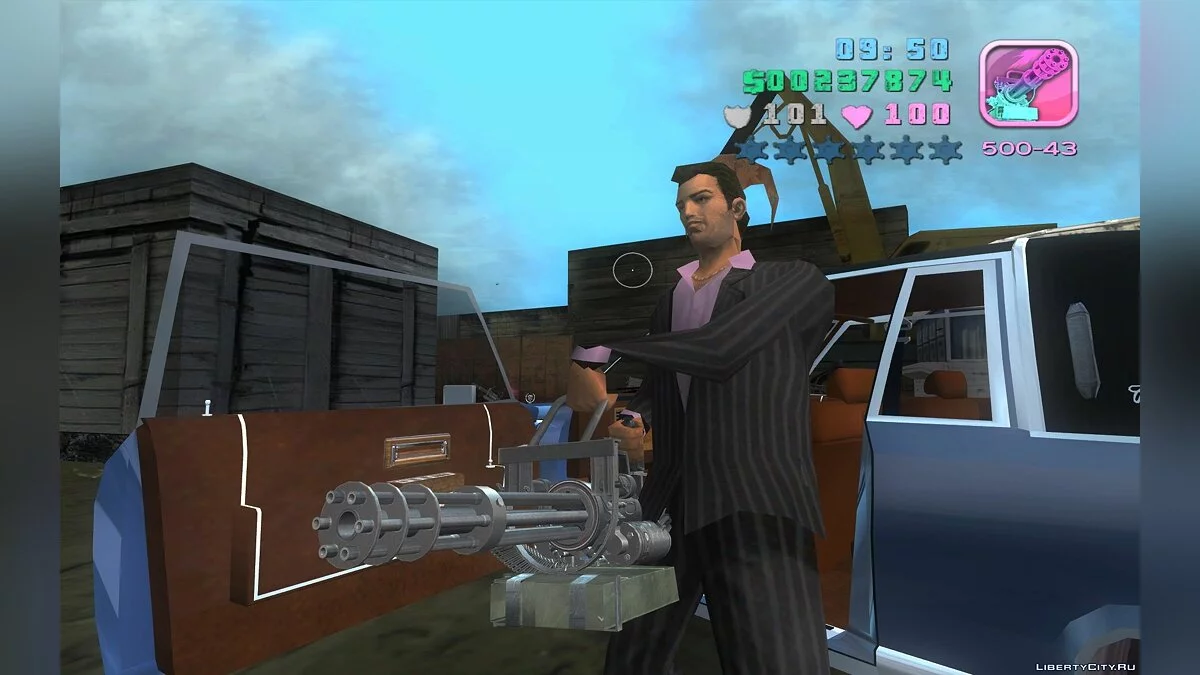 Hand Held M134 Minigun / GTA Vice City