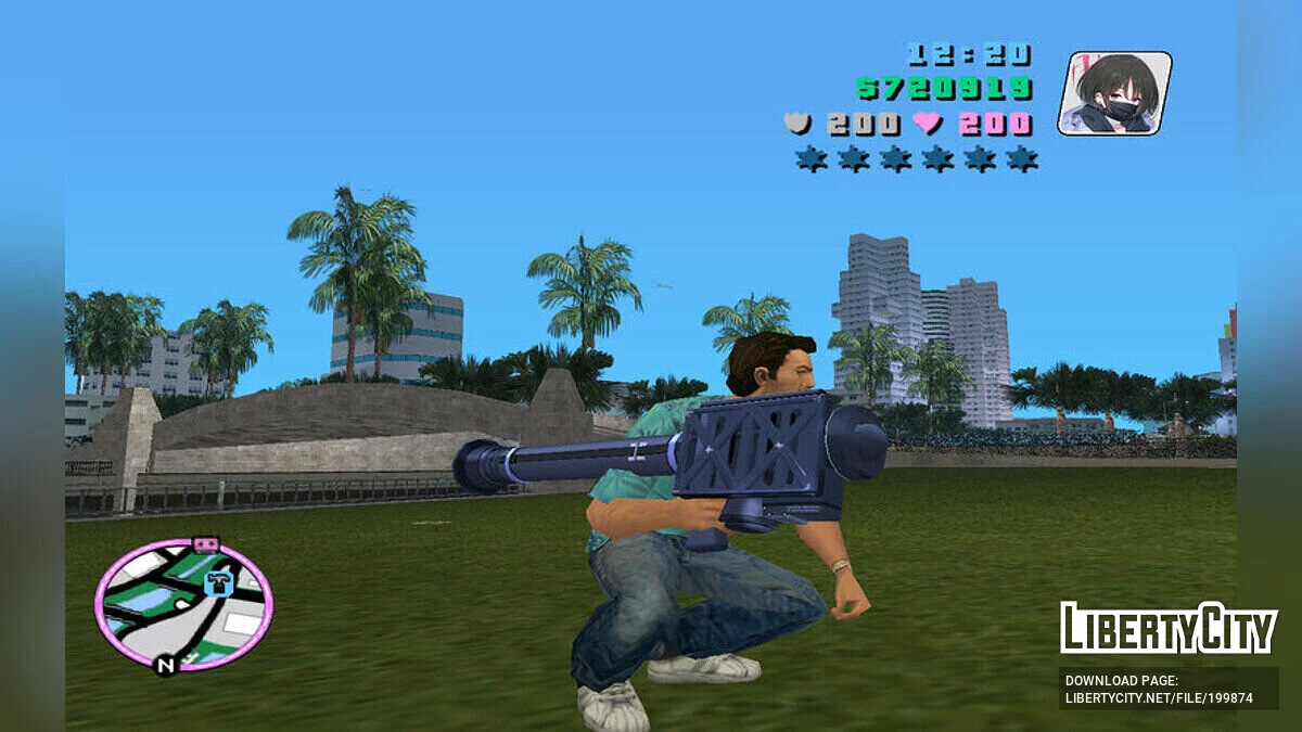 Saint Predator из Blue Archive / GTA Vice City