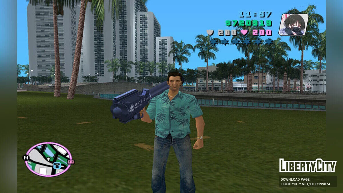 Saint Predator із Blue Archive / GTA Vice City