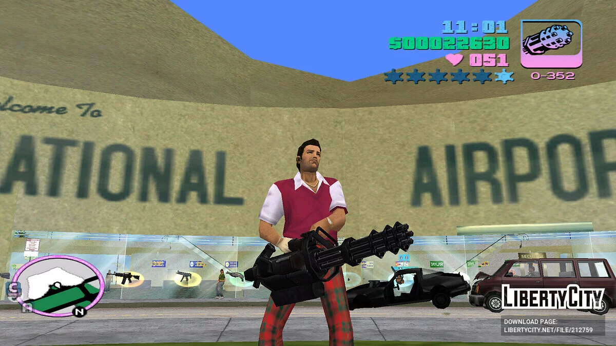 M134 Minigun from CS Online / GTA Vice City
