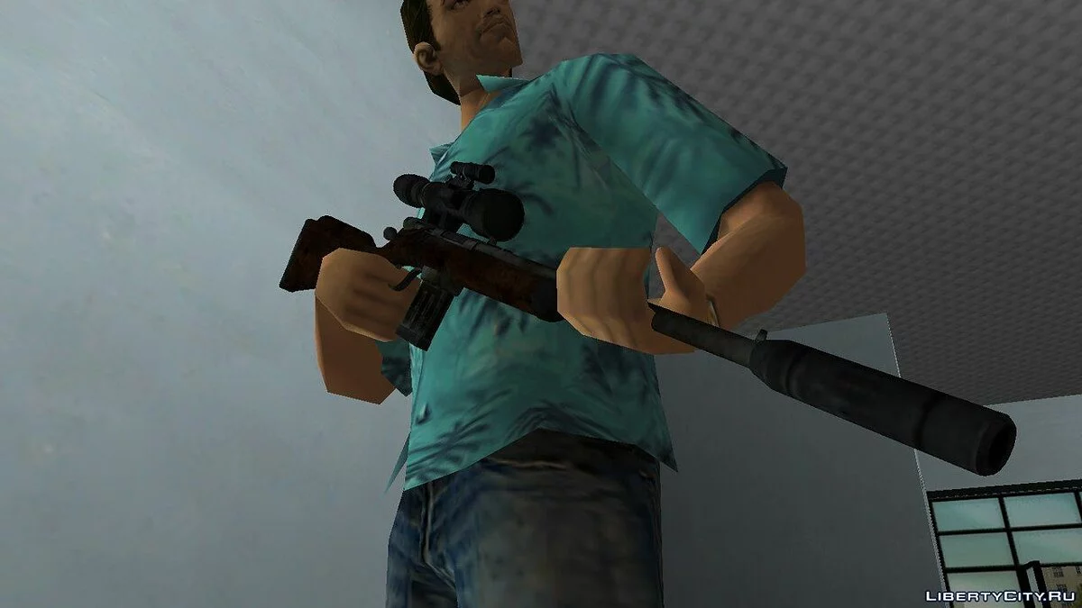 Senapan Varmint dari Fallout: New Vegas / GTA Vice City