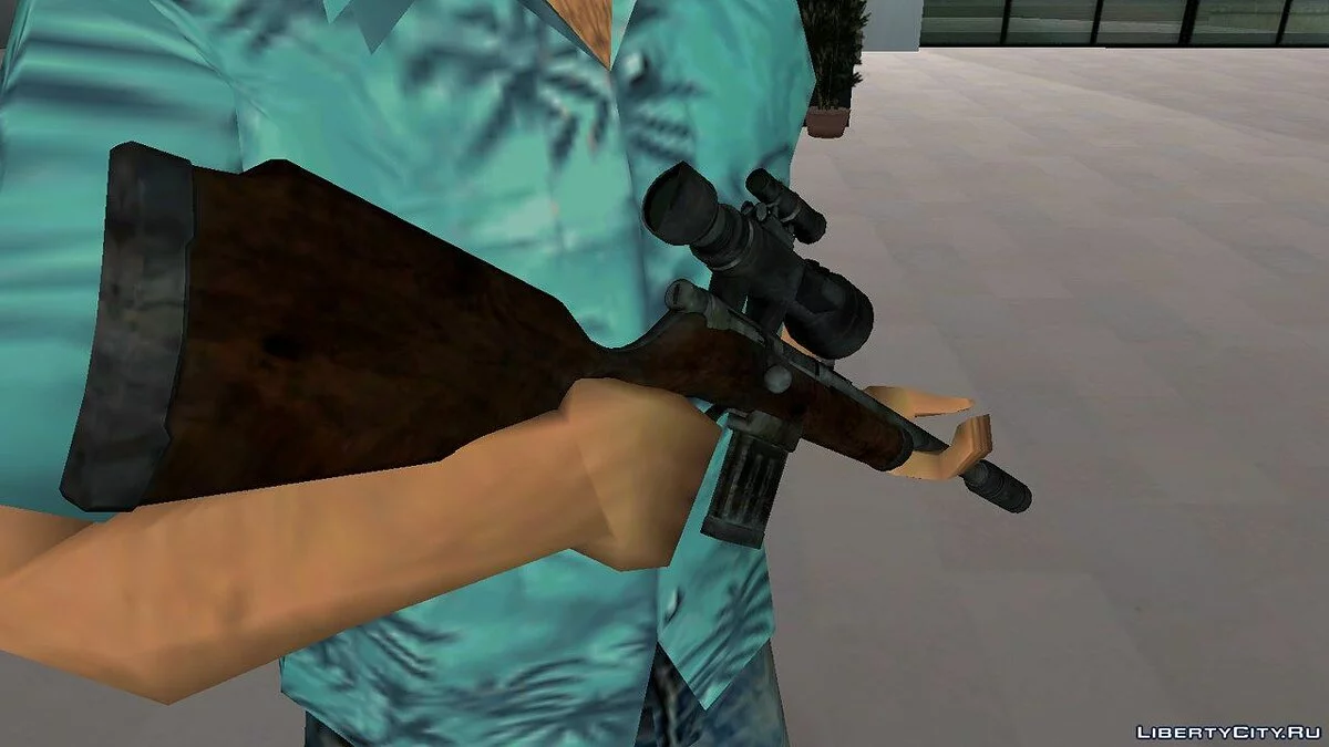 Senapan Varmint dari Fallout: New Vegas / GTA Vice City