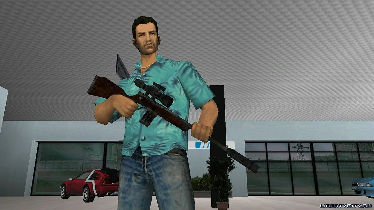 Senapan Varmint dari Fallout: New Vegas / GTA Vice City