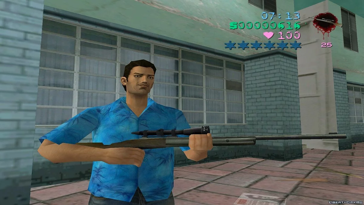 Гвинтівка з Postal 2 / GTA Vice City