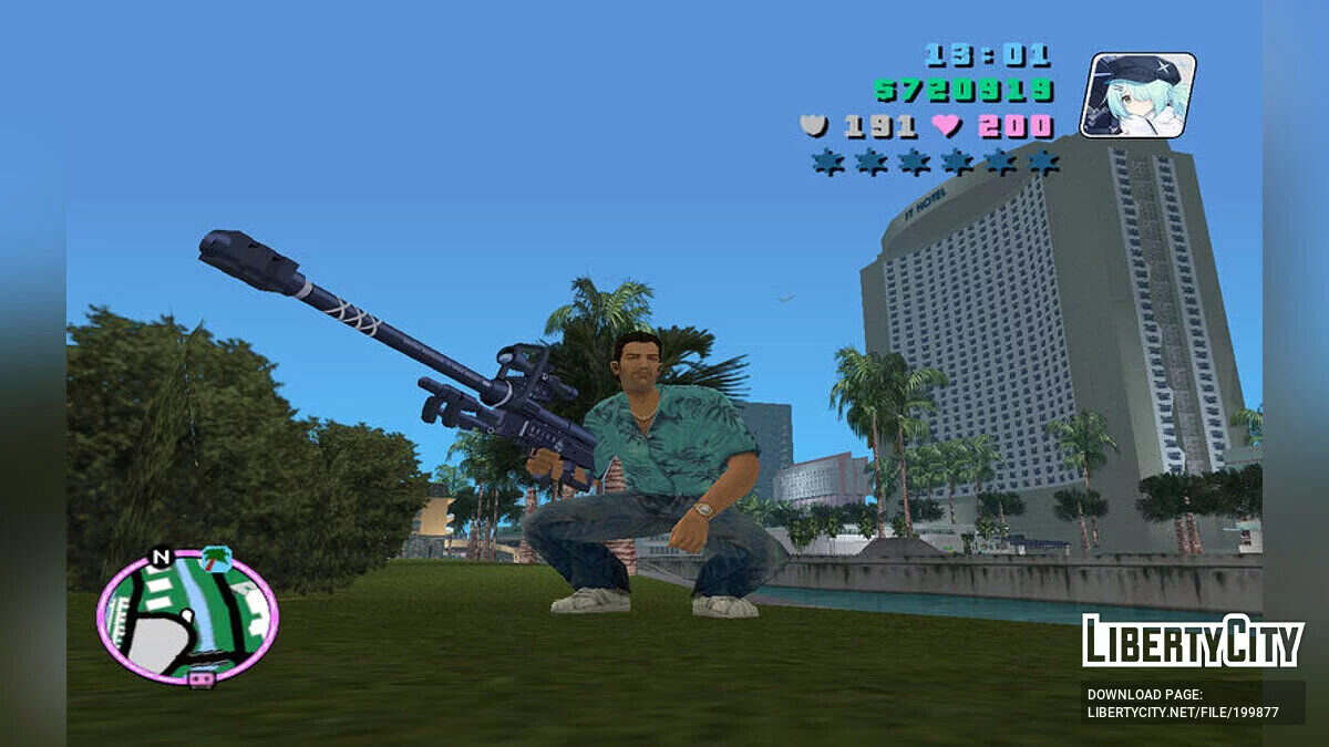 Identity from Blue Archive / GTA Vice City