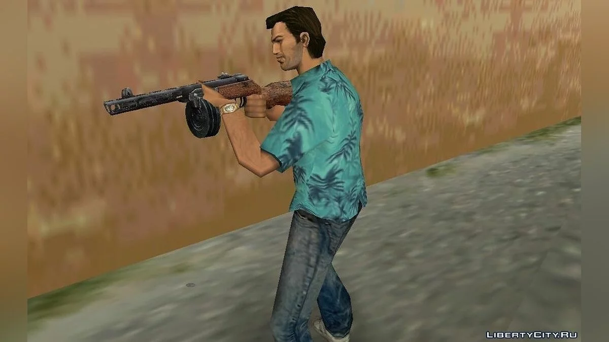 Pistola Metralhadora Shpagin / GTA Vice City