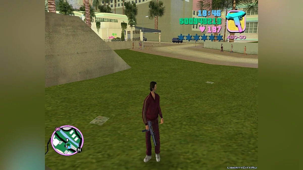 Nova Ingram com silenciador e mira / GTA Vice City