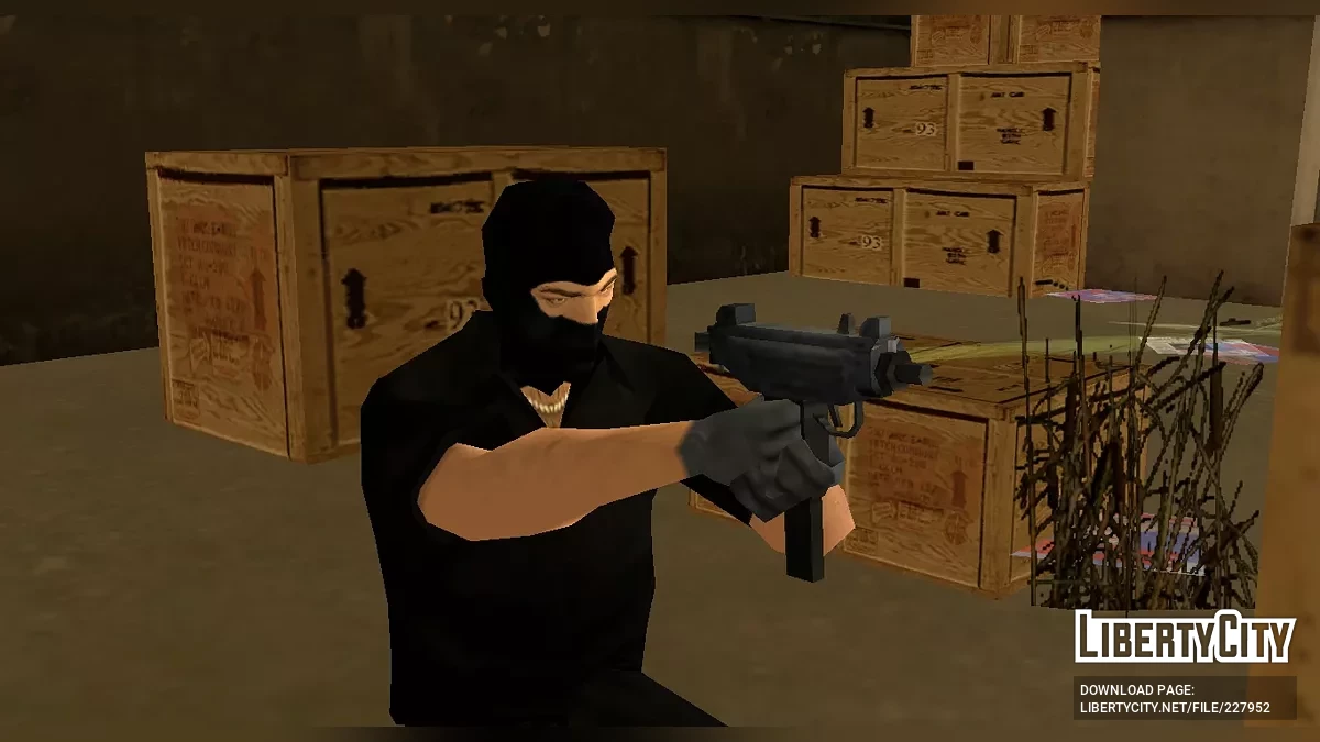 Micro UZI from III (MVL Add-on) / GTA Vice City