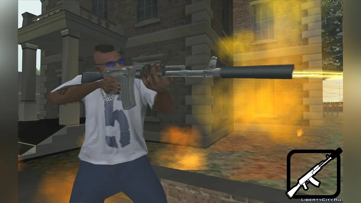 M4 et AK47 de Hitman : Contracts / GTA San Andreas