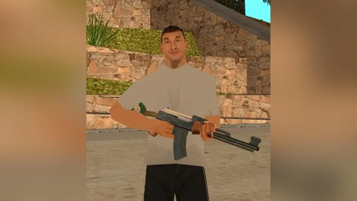 AK-47 con "Culata Táctica" / GTA San Andreas