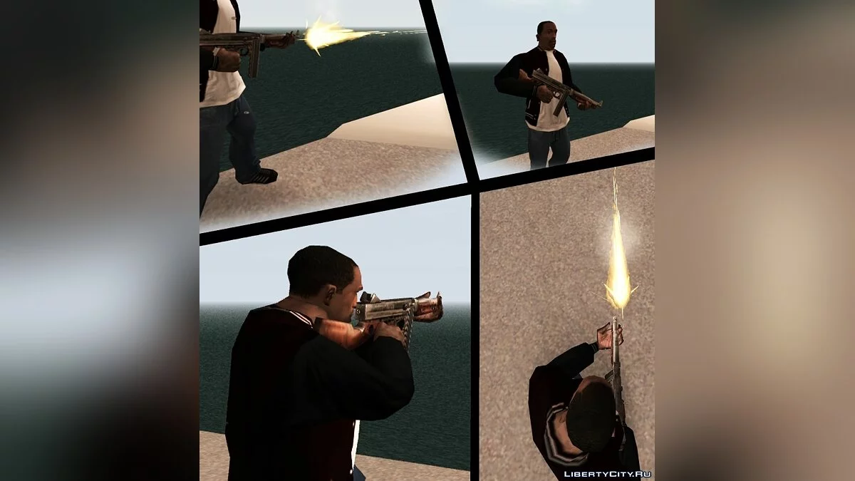 Thompson з Call of Duty: Roads to Victory / GTA San Andreas