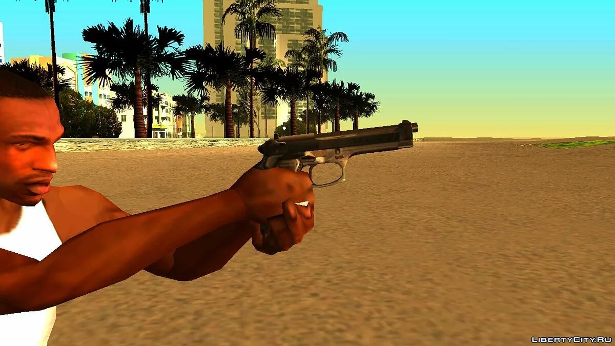Beretta 92 بأسلوب SA / جي تي إيه سان أندرياس