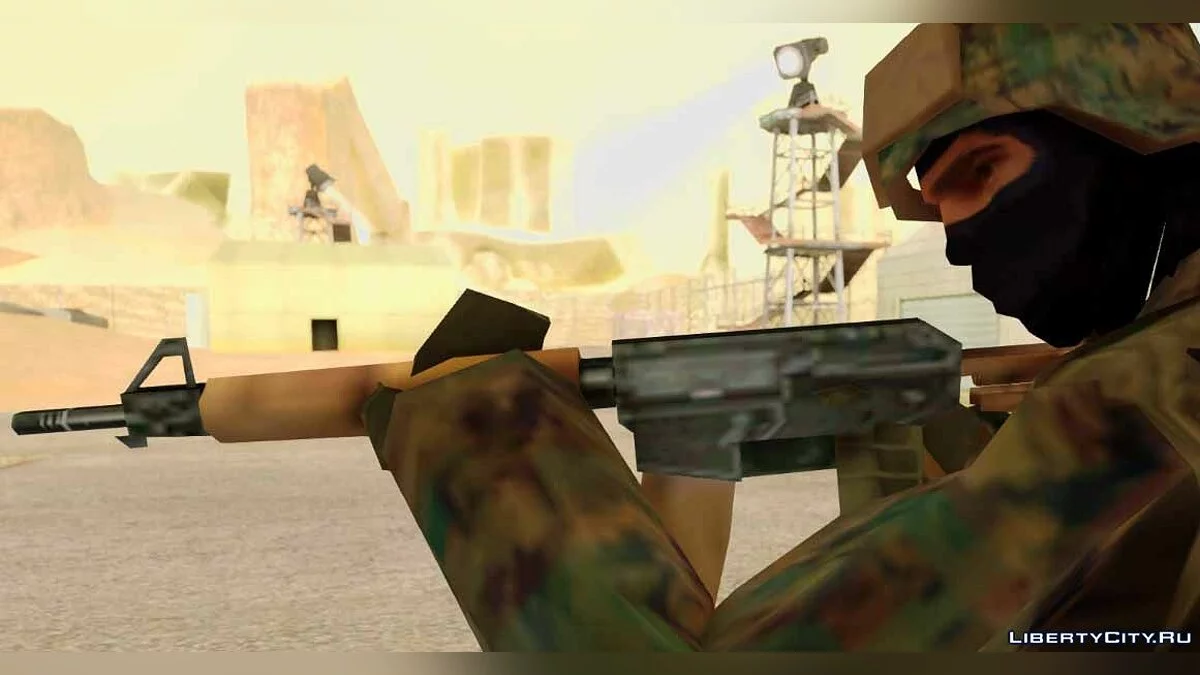 Пак перетекстурованої зброї LQ / GTA San Andreas
