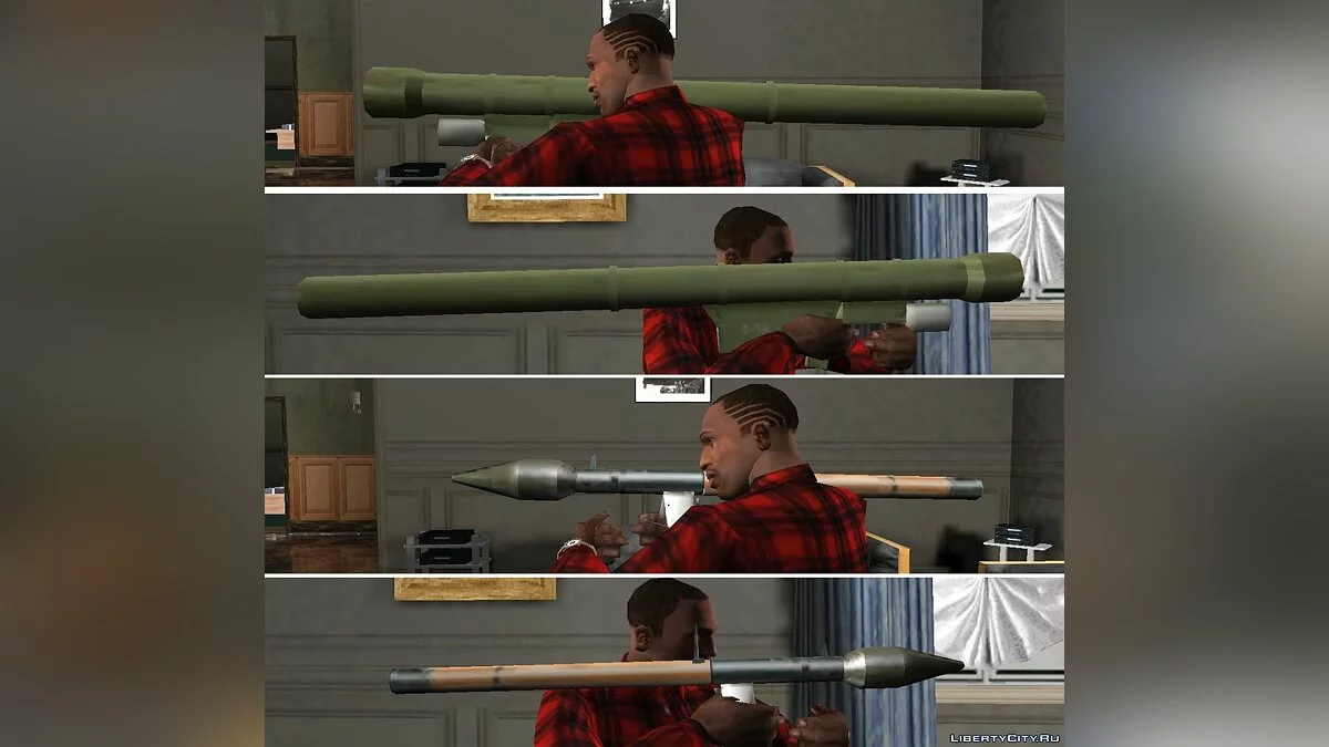 Fourth SA Style Weapon Pack / GTA San Andreas