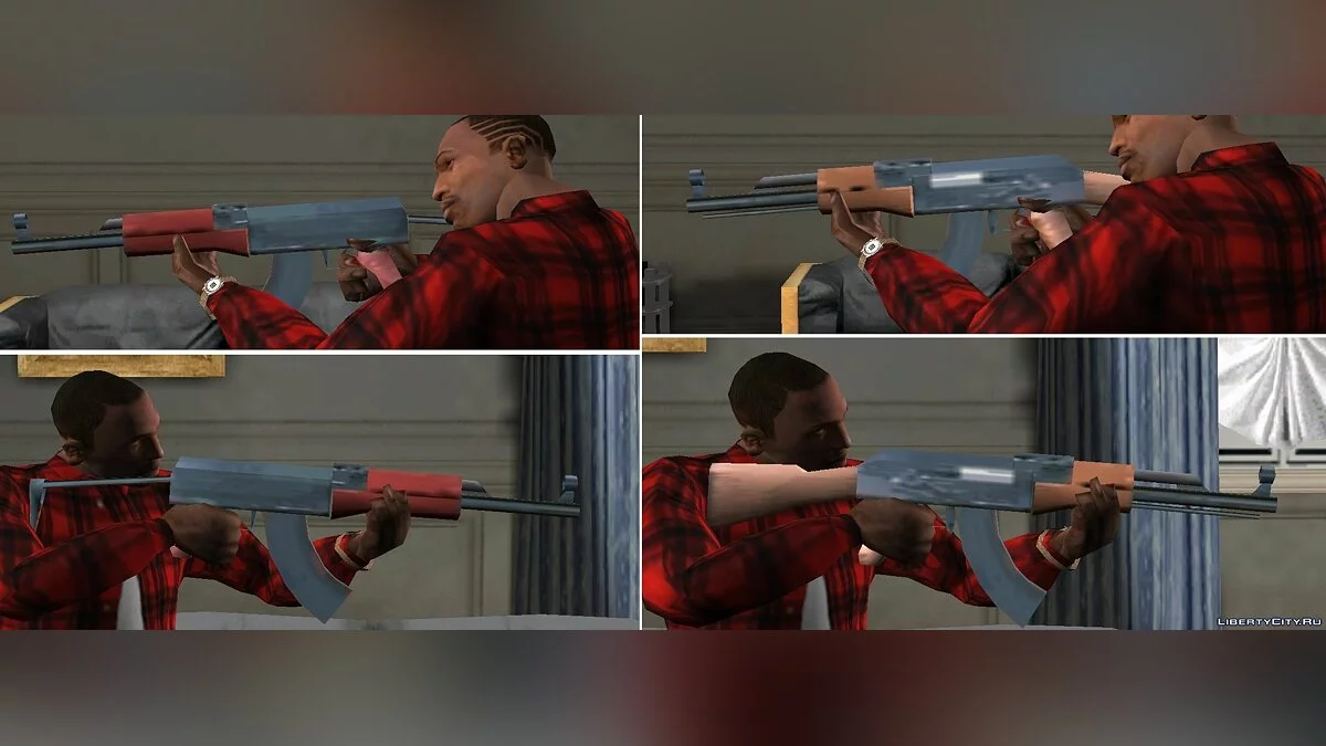 Fourth SA Style Weapon Pack / GTA San Andreas