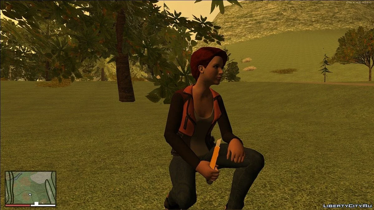 El cuchillo de papel - Cuchillo de oficina / GTA San Andreas