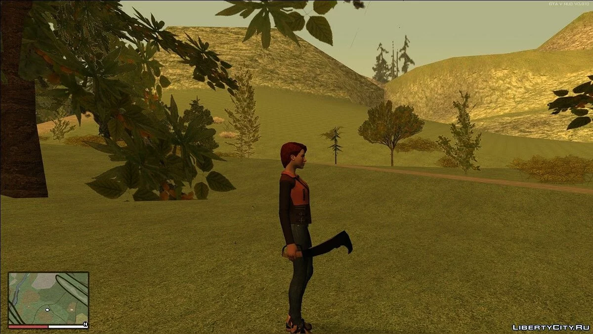 El hacha del leñador / GTA San Andreas