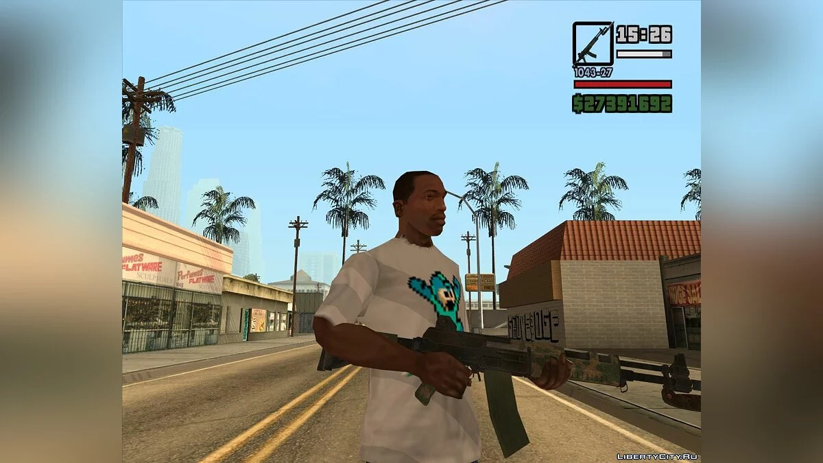 RN Assault Rifle from Resident Evil 6 / GTA San Andreas