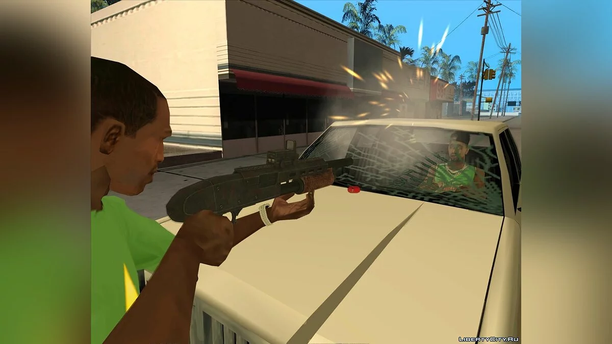 Shotgun from Resident Evil 6 / GTA San Andreas