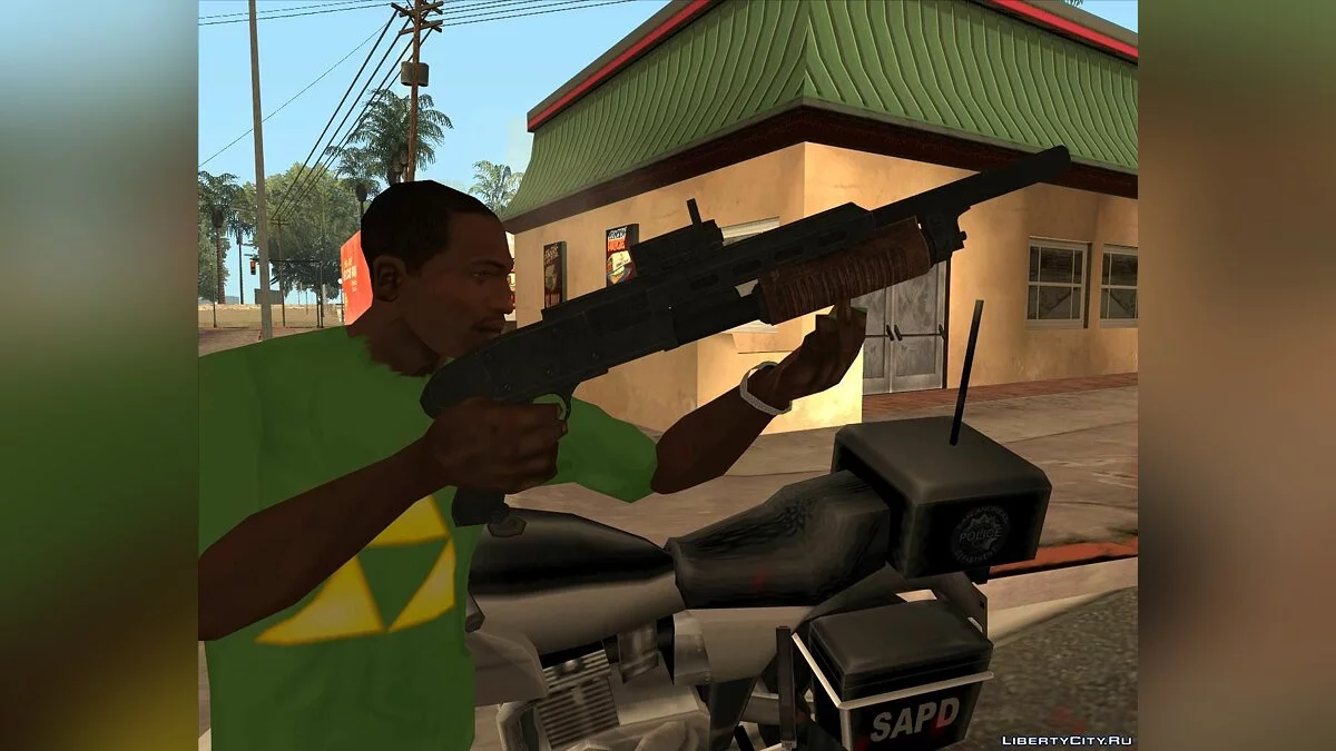 Shotgun from Resident Evil 6 / GTA San Andreas