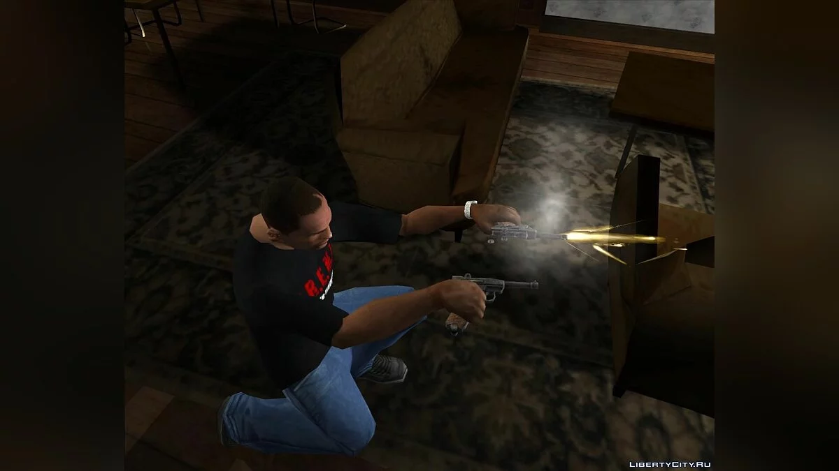 Luger from Resident Evil: The Darkside Chronicles / GTA San Andreas