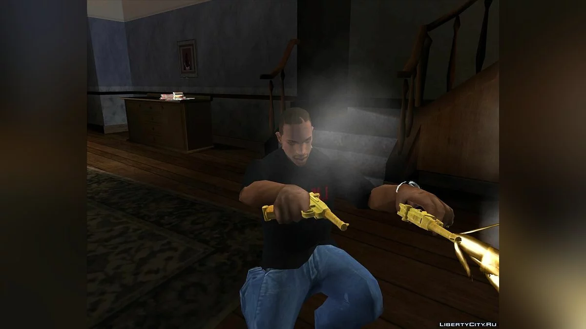 Luger from Resident Evil: The Darkside Chronicles / GTA San Andreas