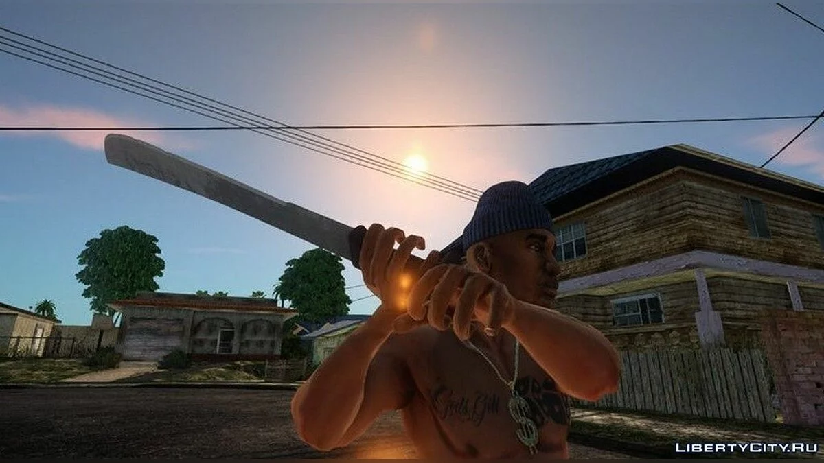 Machete from Pay Day 2 / GTA San Andreas