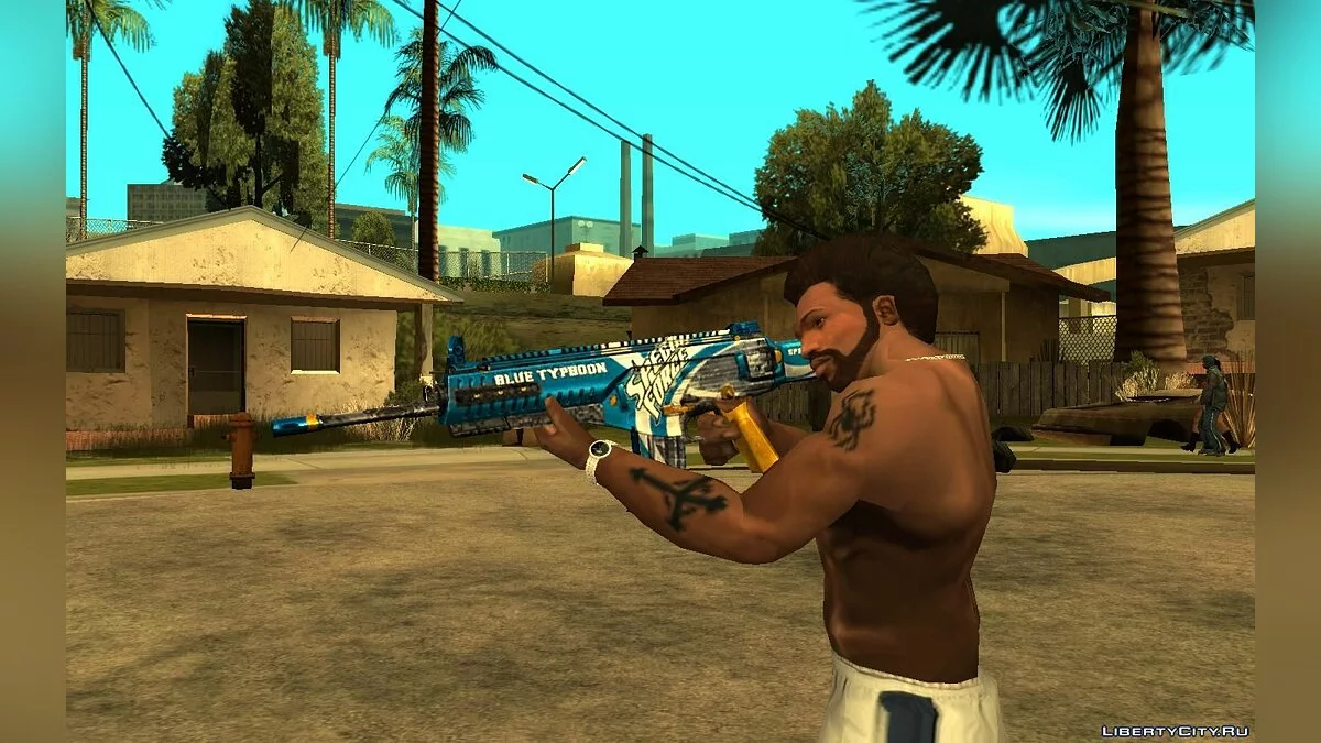 Blue Typhoon ARX 160 from SFPH Playpark / GTA San Andreas