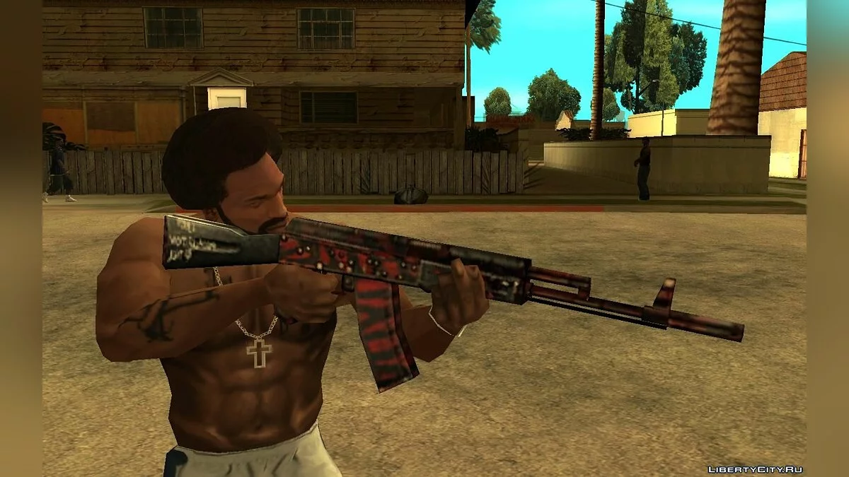 ESports AK47 dari permainan SFPH Playpark / GTA San Andreas