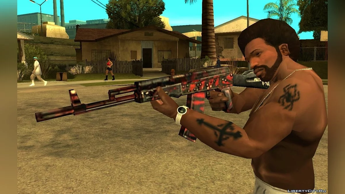 ESports AK47 з гри SFPH Playpark / GTA San Andreas