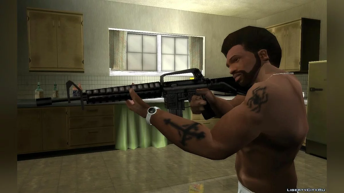 Colección de armas de la versión beta / GTA San Andreas