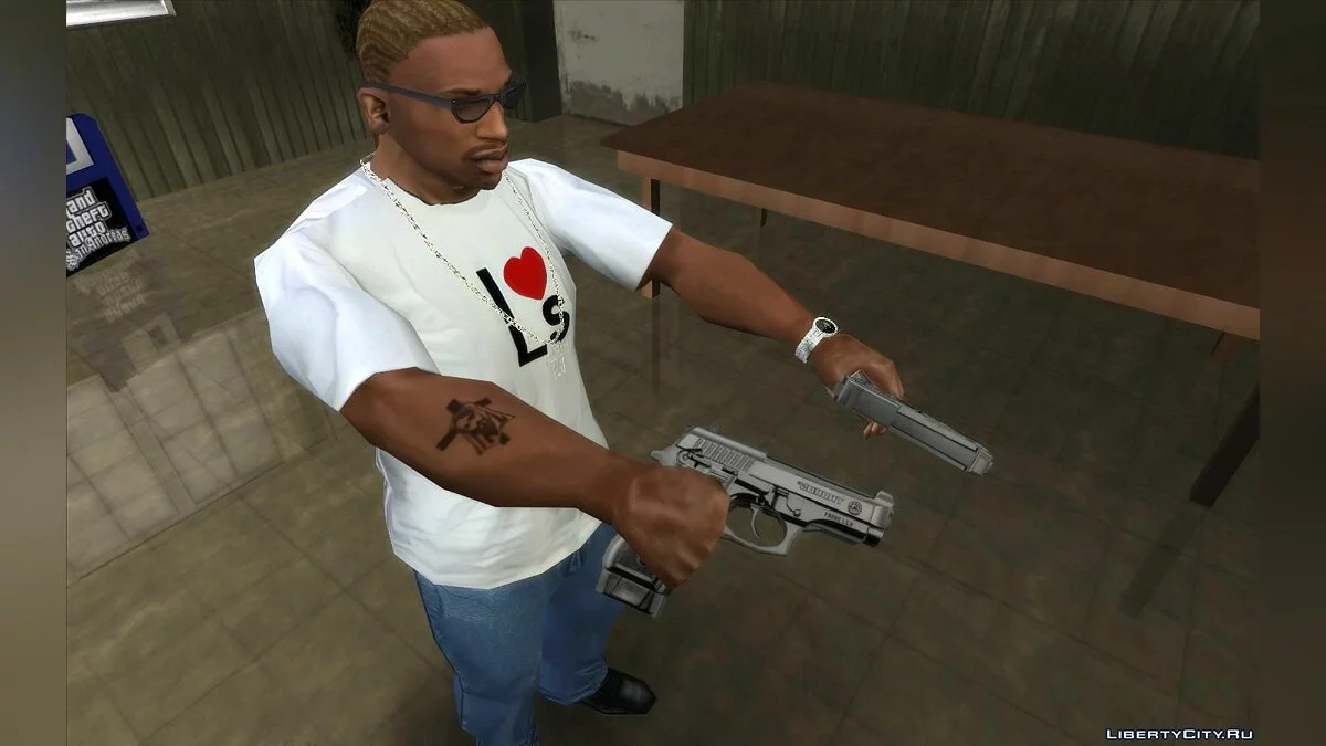 Taurus 24/7 and PT 58 (Lowpoly) / GTA San Andreas