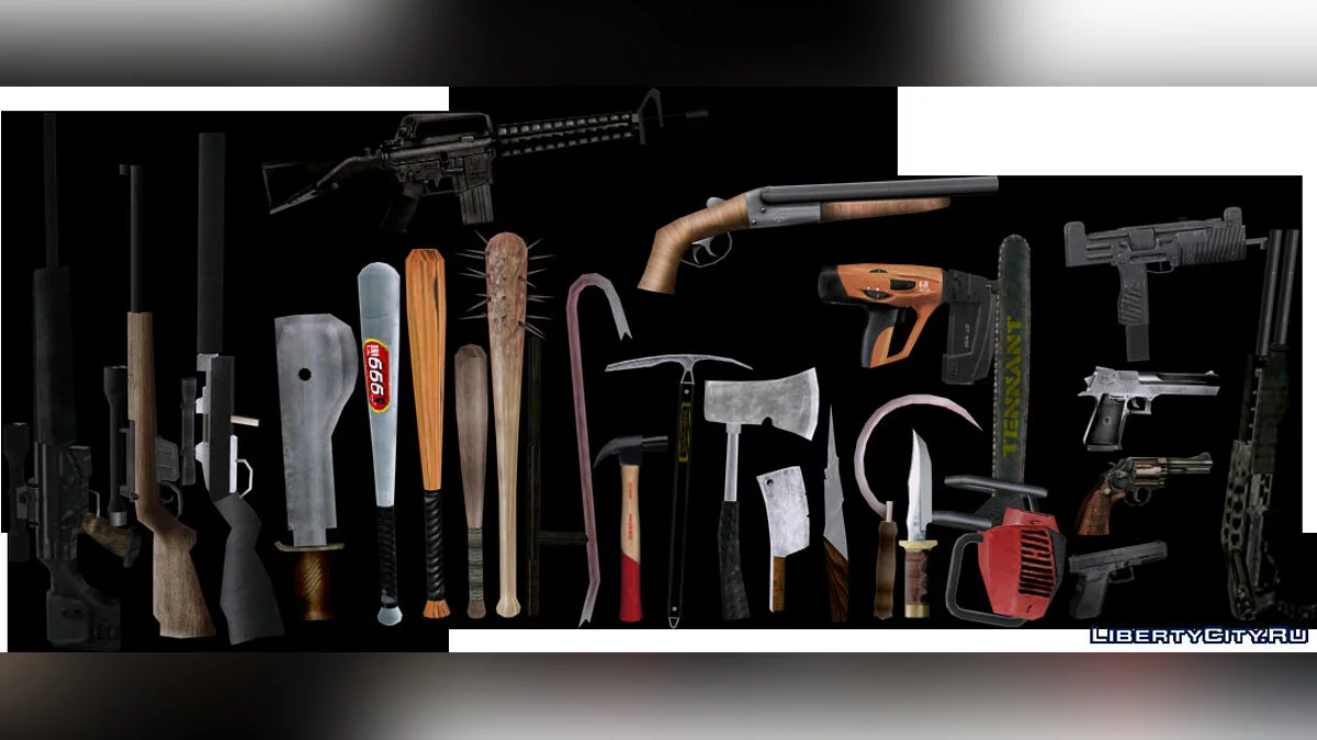 Armas de Manhunt (DE GTA UNDERGROUND) / GTA San Andreas