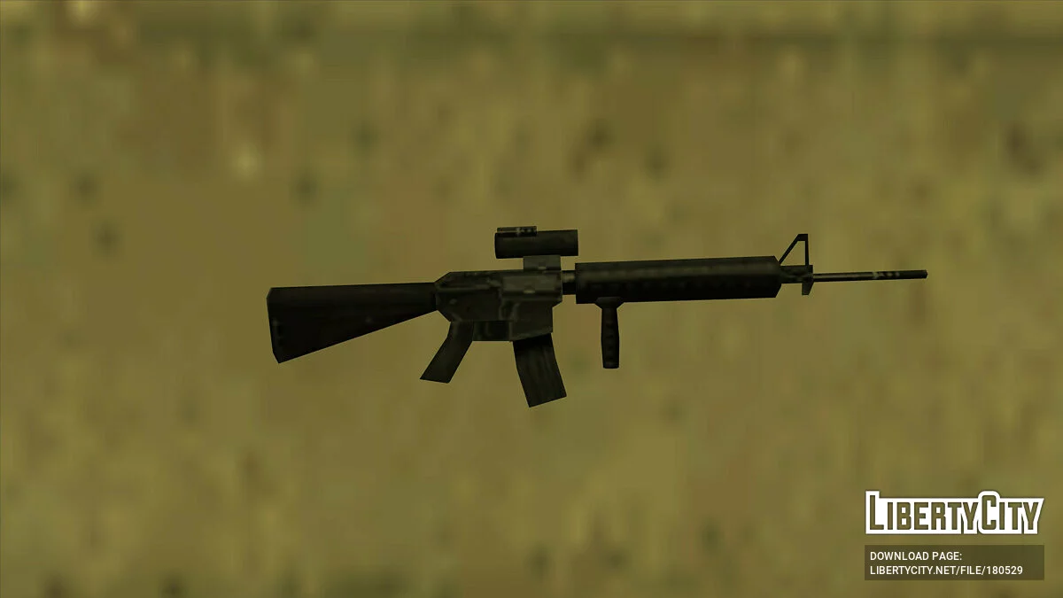 Пак Штурмової гвинтівки AR-15 (SA Style) / GTA San Andreas
