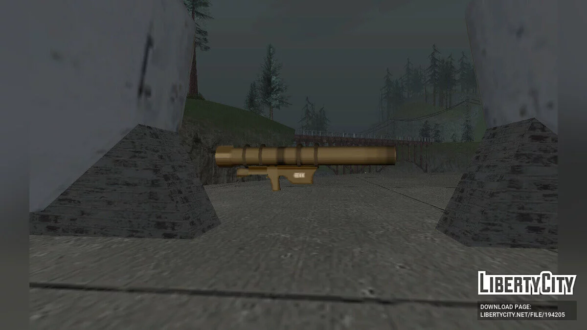 Пакет текстур для ракетниці з тепловим наведенням в стилі San Andreas / GTA San Andreas