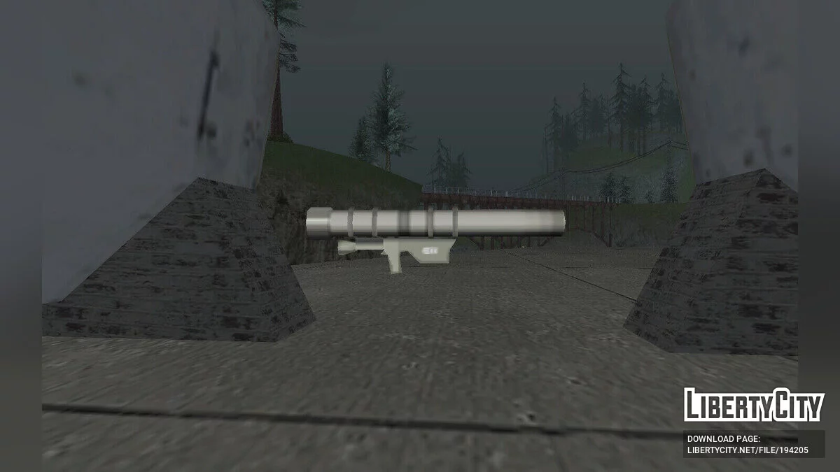 Пакет текстур для ракетниці з тепловим наведенням в стилі San Andreas / GTA San Andreas