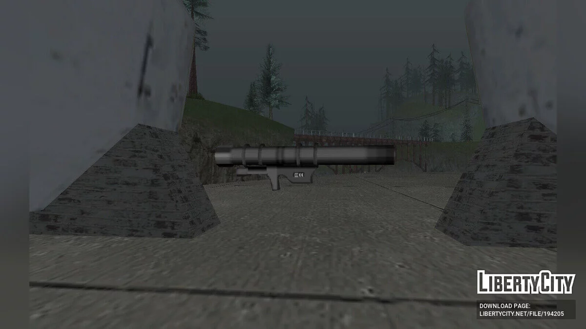 Пакет текстур для ракетниці з тепловим наведенням в стилі San Andreas / GTA San Andreas