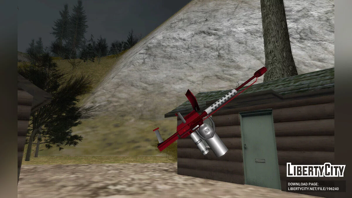 Tekstur Penyembur Api dalam Gaya San Andreas / GTA San Andreas