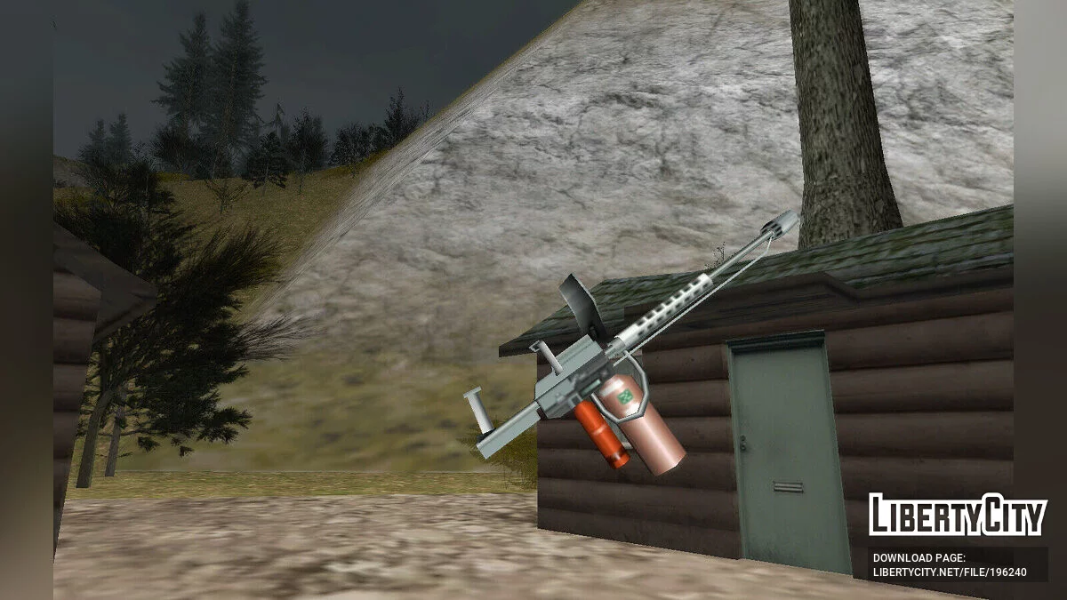 Tekstur Penyembur Api dalam Gaya San Andreas / GTA San Andreas