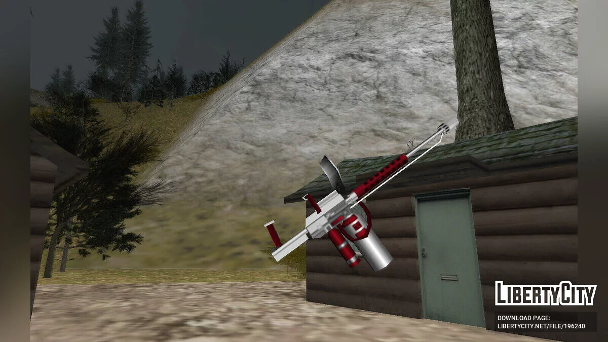 Tekstur Penyembur Api dalam Gaya San Andreas / GTA San Andreas
