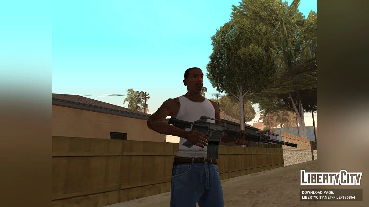 Fixed M4 - Model from GTA VC [Low Poly] / GTA San Andreas
